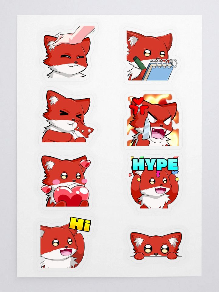 Trickster Emote Sticker Sheet product image (1)