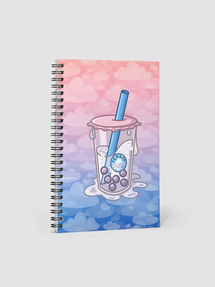 Femboy Sweat Boba Notebook product image (1)
