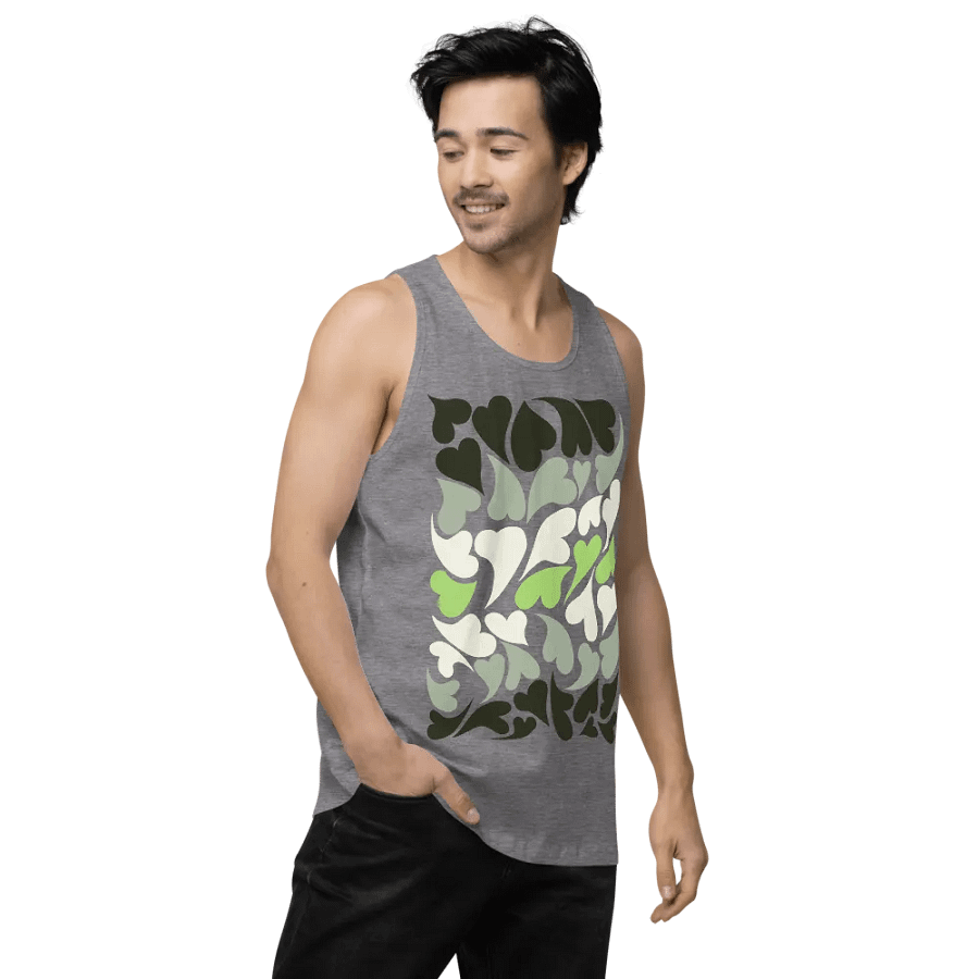 Nestled PRIDE Agender Tank Top product image (45)