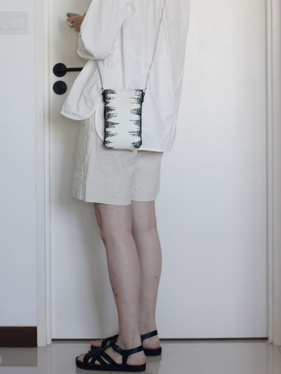 Lizard-embossed Leather Mini Bag product image (6)