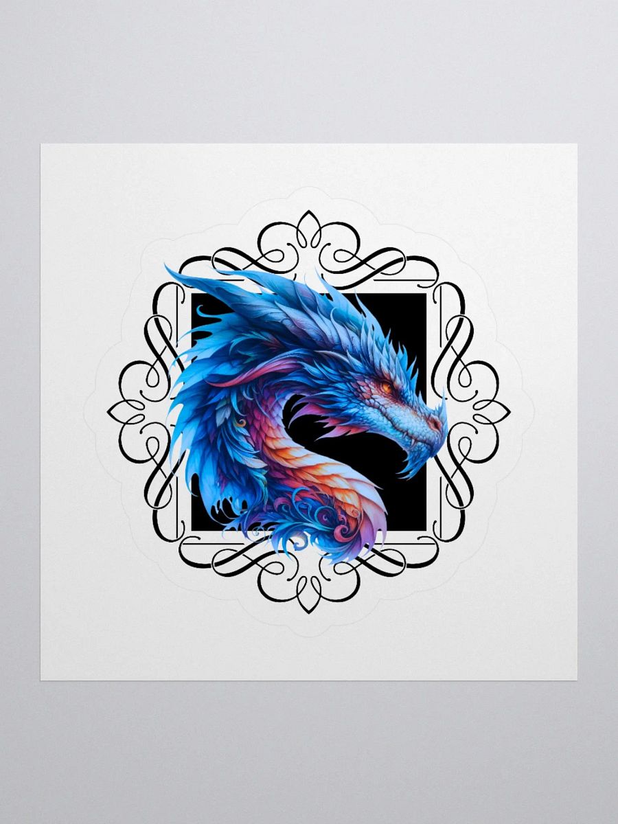 Mystical Blue Dragon Kiss Cut Stickers product image (4)