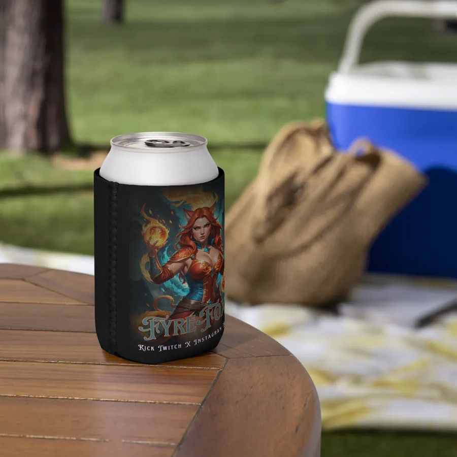 FyreFox411: Flaming Fantasy Can Cooler product image (7)