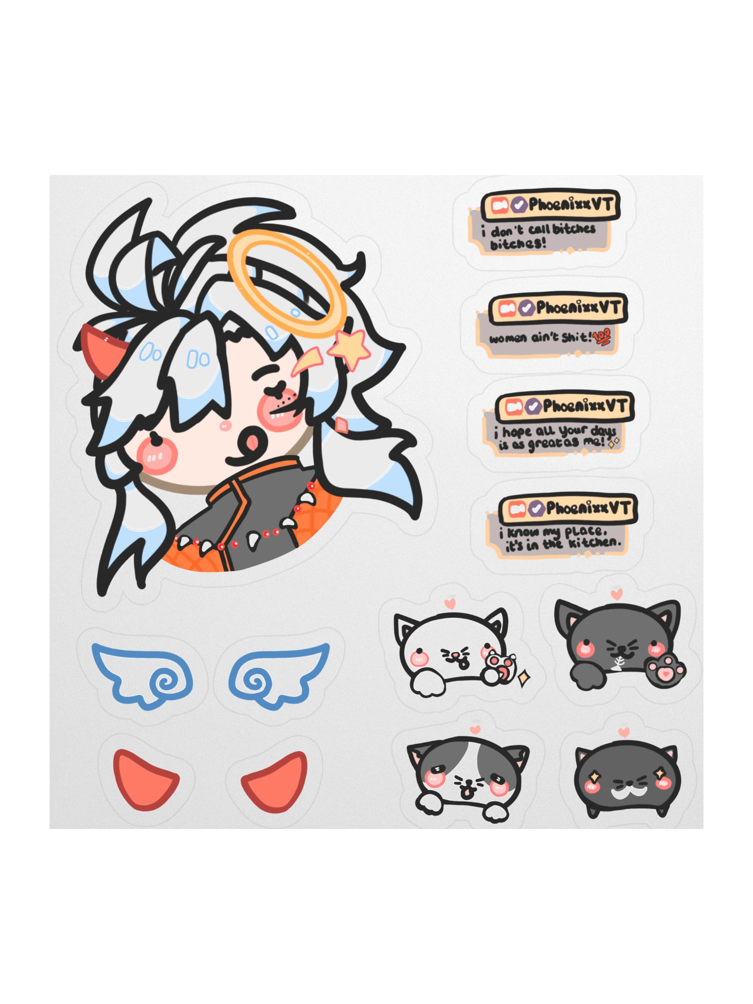 Phoenixx - Sticker Sheet 1 product image (1)
