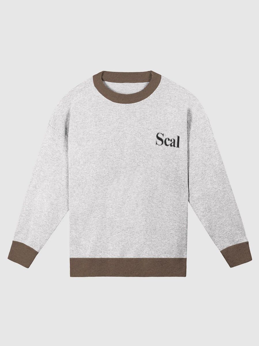 Premium Cozy Jacquard Knit Crewneck Sweater product image (2)