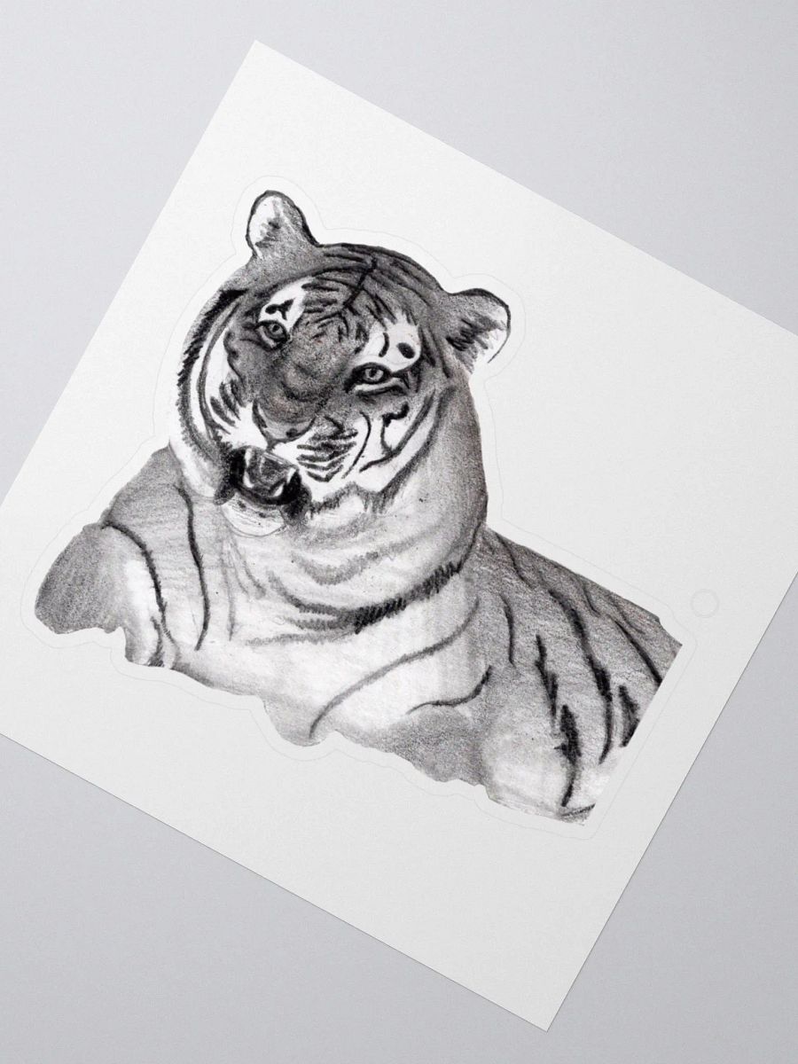 Tiger Drawing Sticker product image (5)