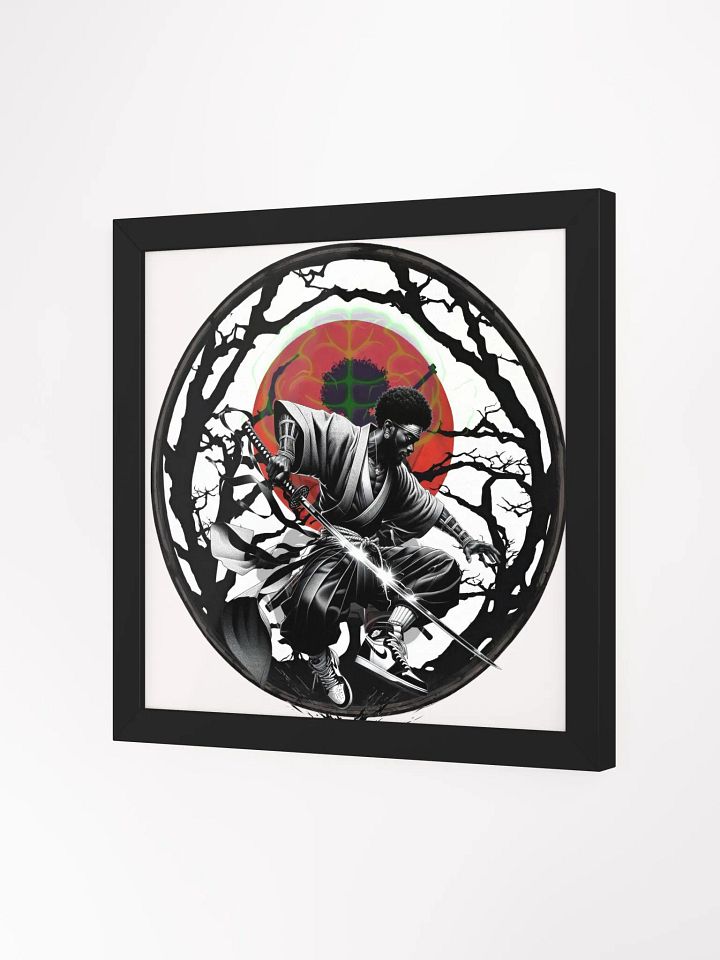 Black Samurai Framed 12 x 12 product image (2)