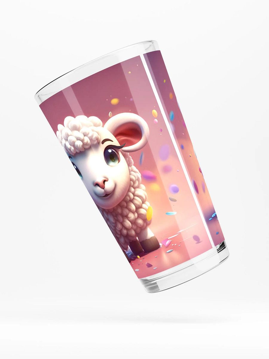 Cute Sheep Pint Glass product image (4)