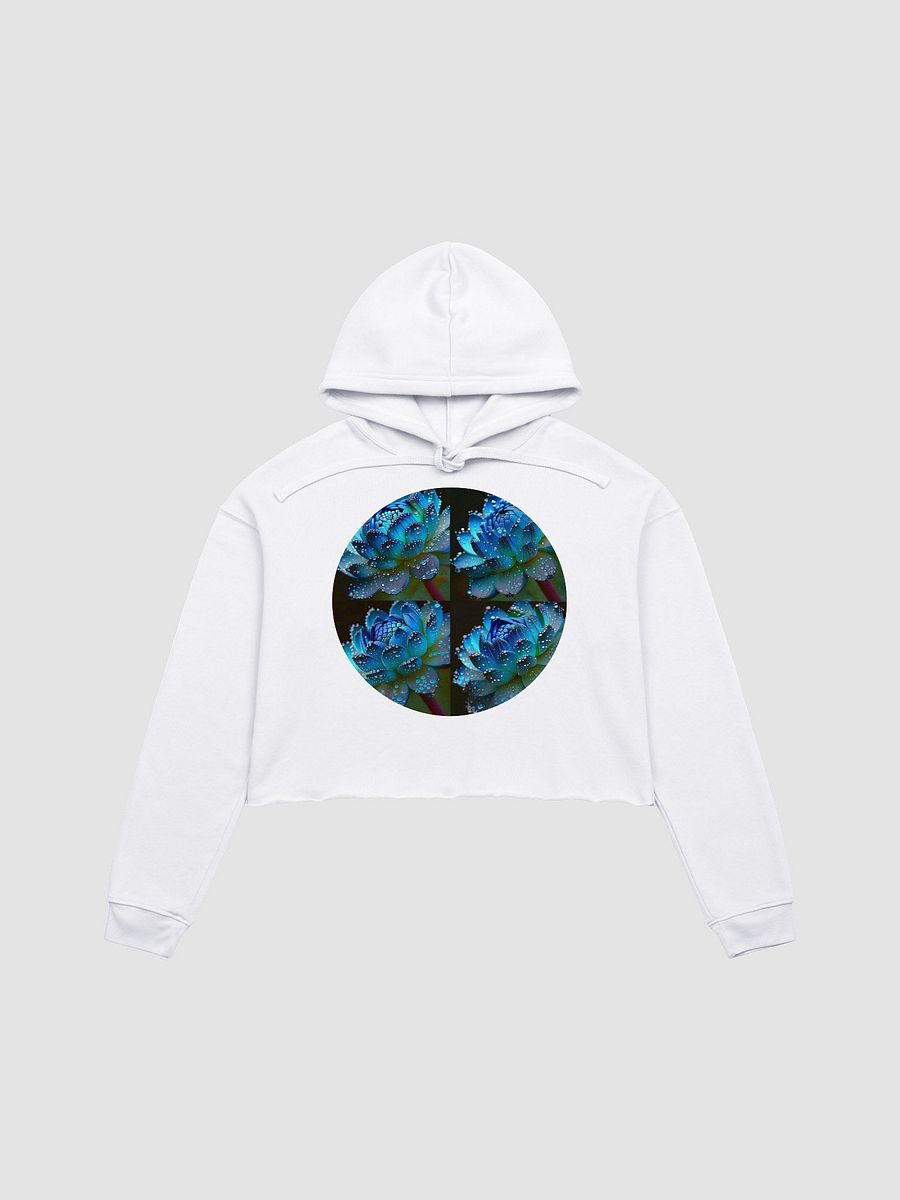 Kawaiikitten Essential Dewdrop Fleece Crop Hoodie product image (1)