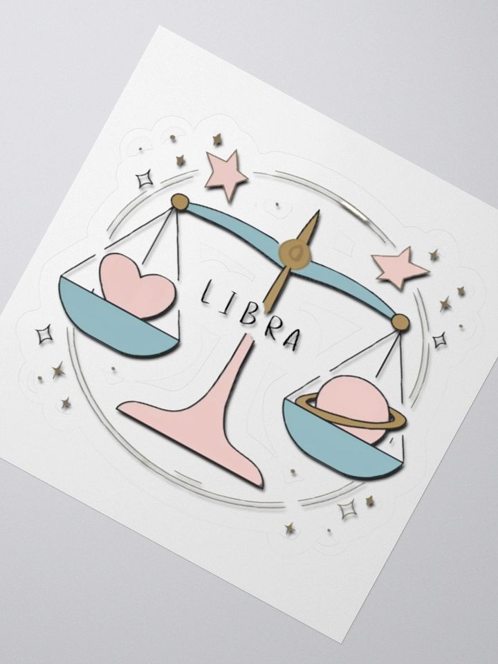 Libra Kiss-Cut Sticker product image (6)