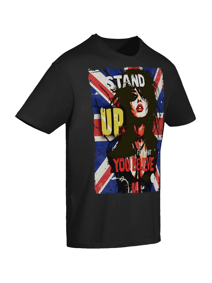 Stand Up For What You Believe - UK Flag - Street Art Rebellious Graphic Tee product image (28)