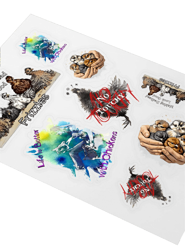 Chicken Sticker Variety Sheet product image (2)
