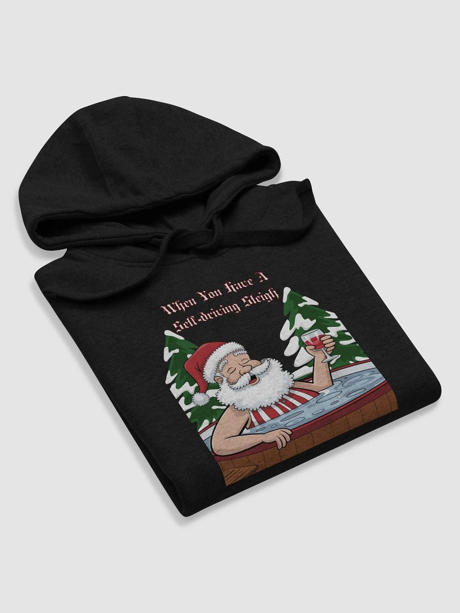 When You Have A Self-driving Sleigh - Relaxing Santa Claus Hoodie product image (27)