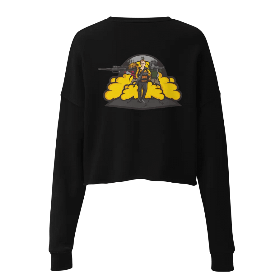 Apocalyptic Death Squad Cropped Sweat Shirt product image (1)