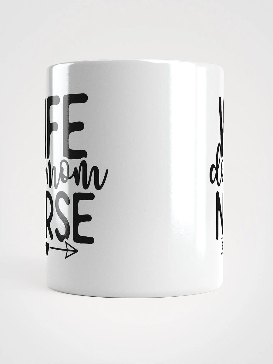 Wife Dog Mom Nurse Glossy Mug product image (15)