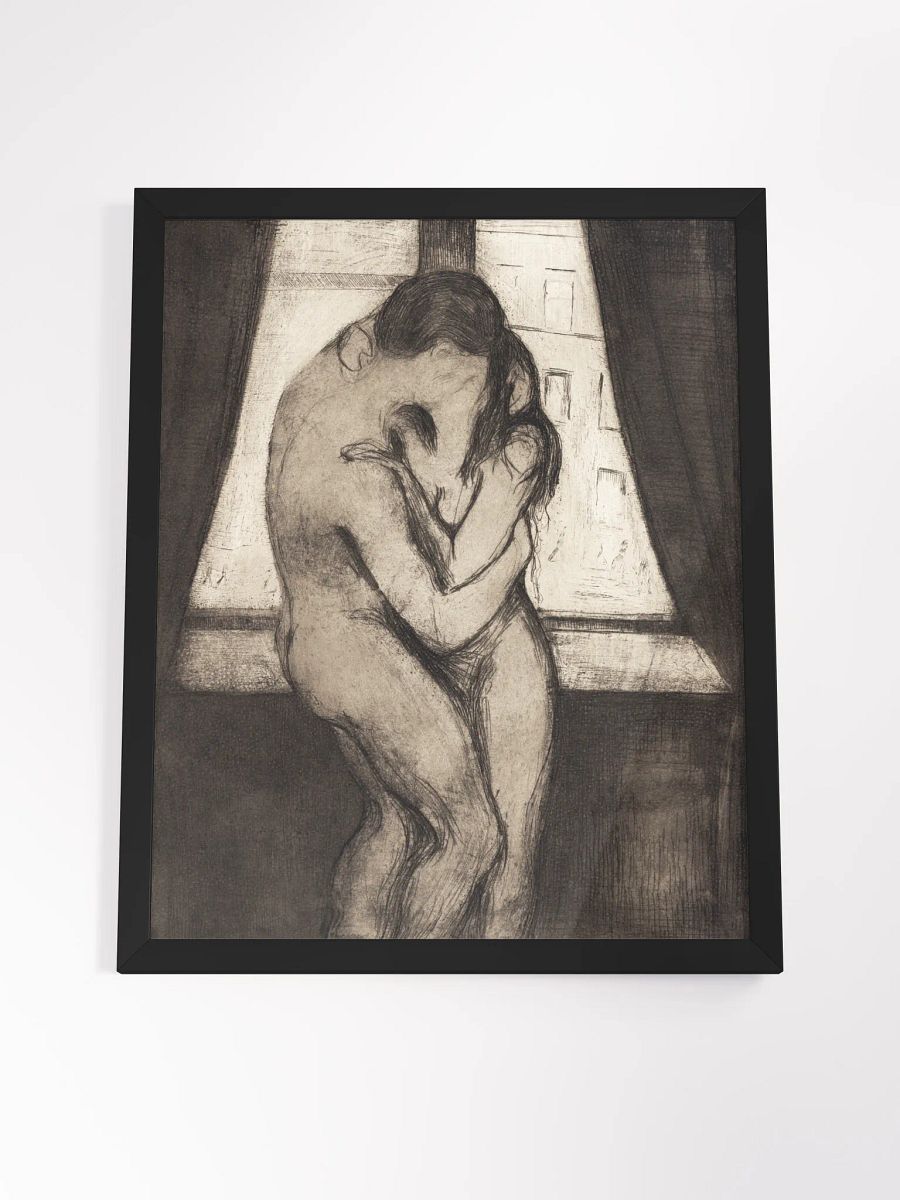 Framed Poster - Edvard Munch, The Kiss c. 1895 product image (4)