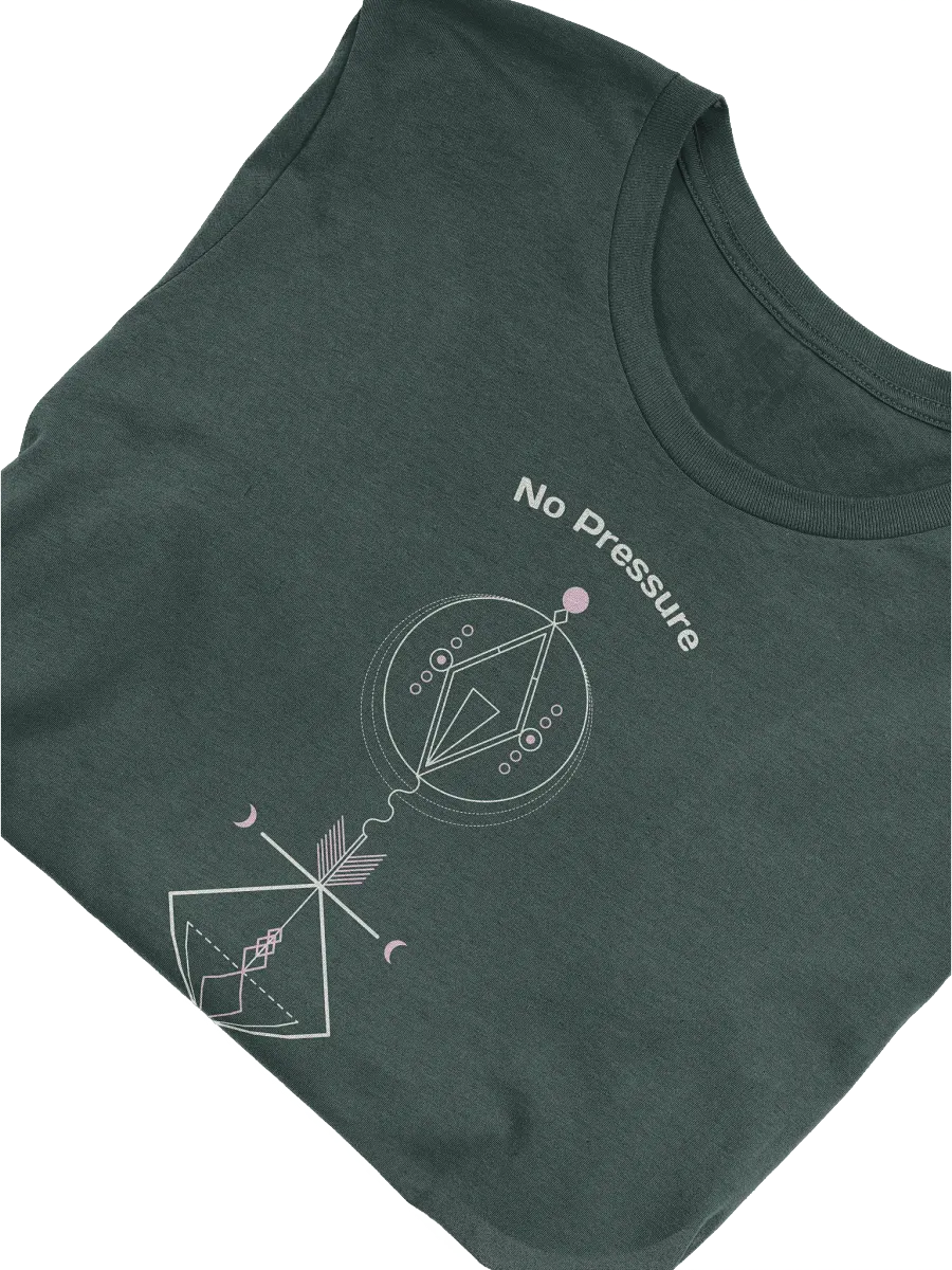 No Pressure No Diamonds Symmetric Bliss Geometric T-Shirt product image (6)