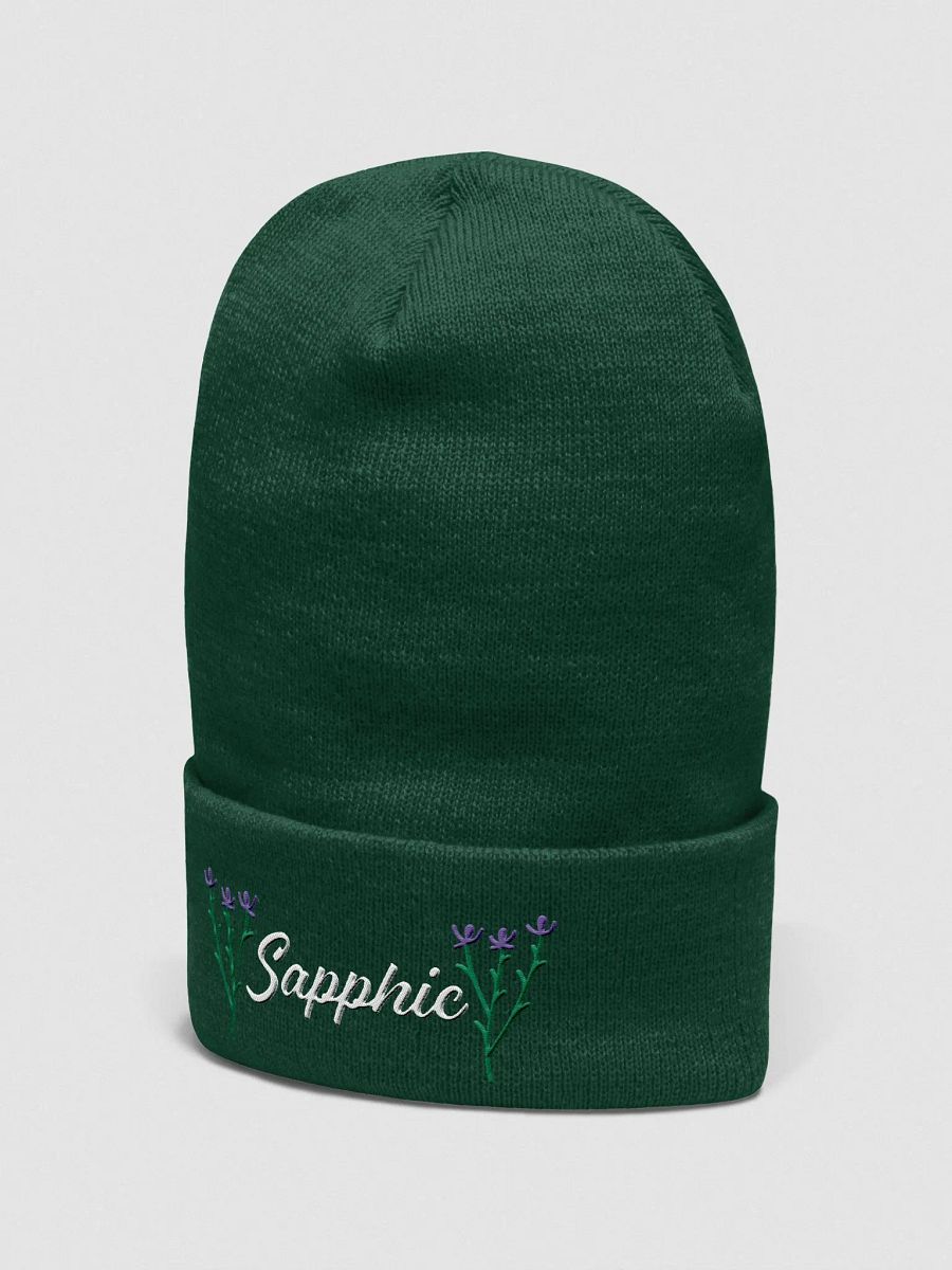 Sapphic embroidered beanie product image (40)