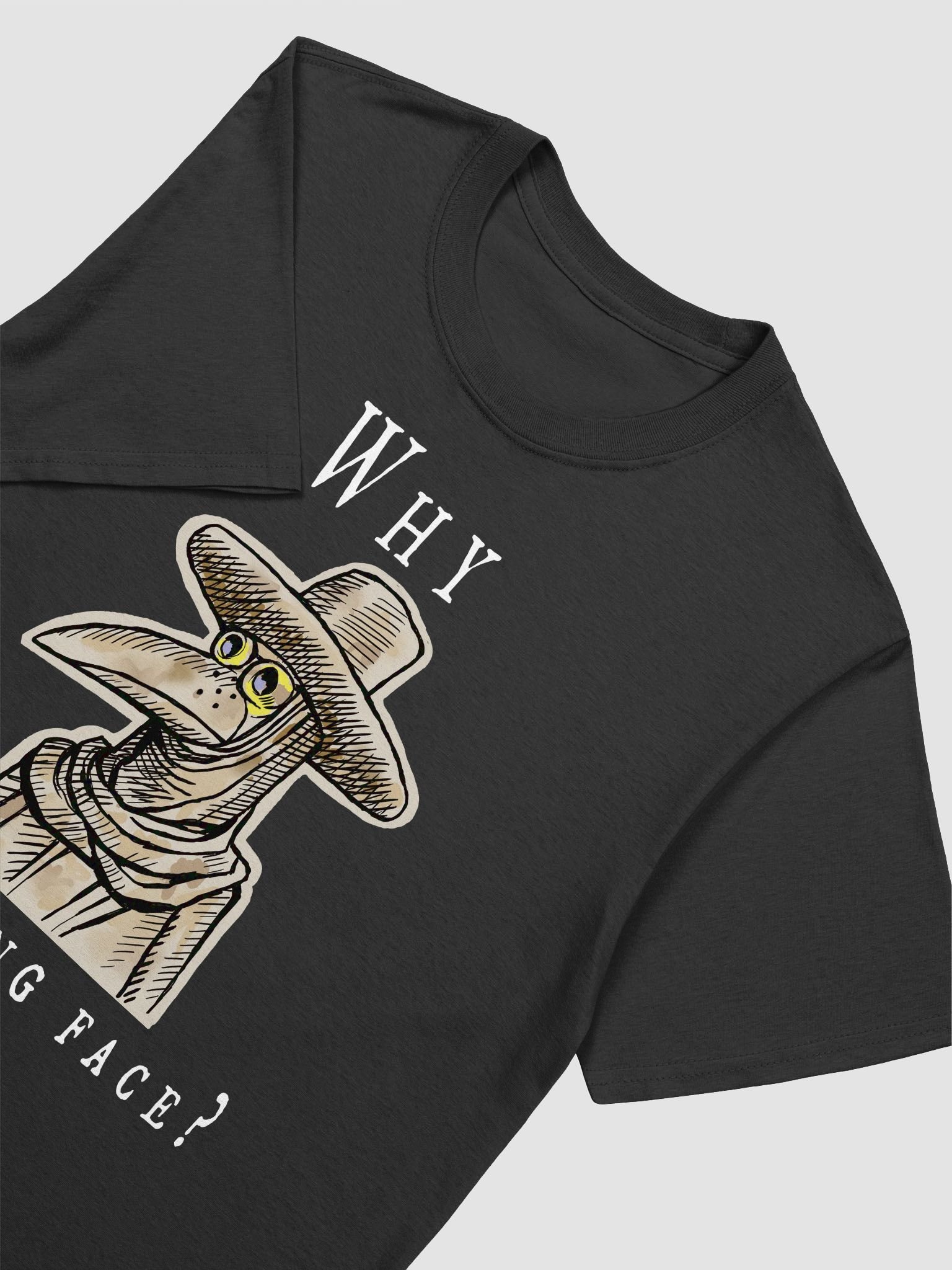 Why the long face? Funny 'plague doctor' dark medical humor T-shirt product image (12)