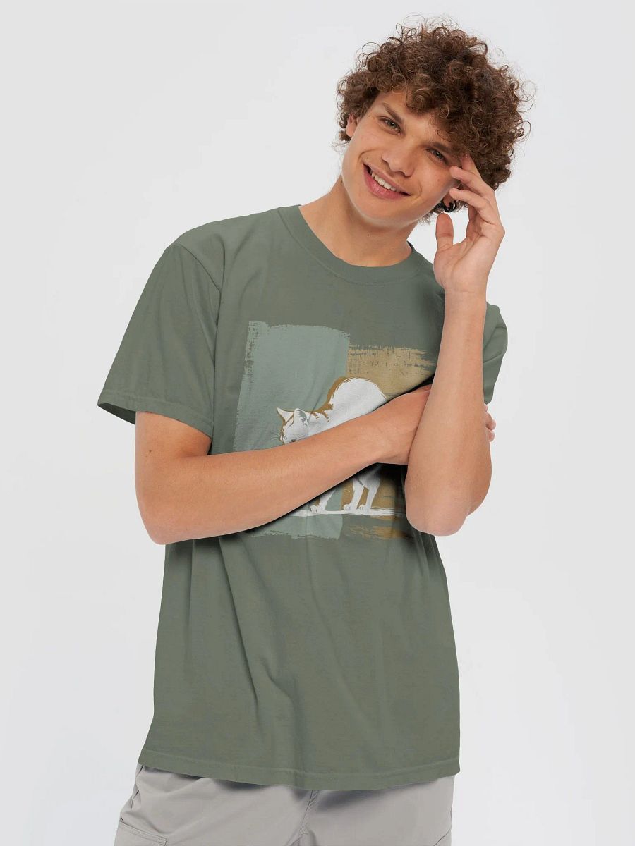 Holiday cat charm Tshirt -relaxed fit product image (3)