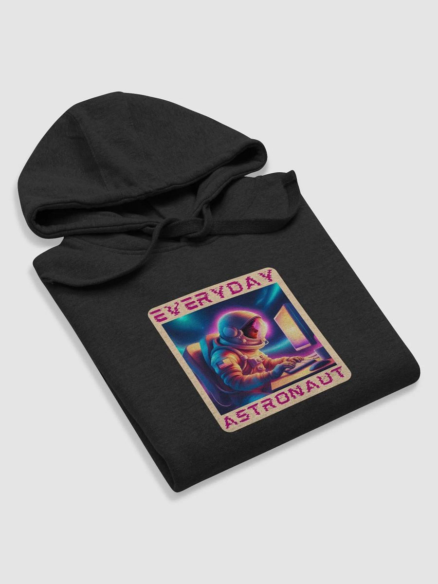 Everyday Astronaut Working on a Computer Unisex Hoodie product image (54)