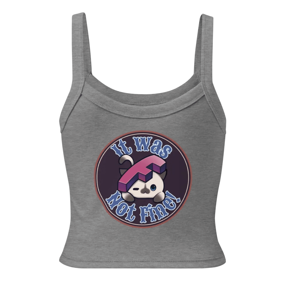 It Fine Be Fine Micro Rib-Tank Top product image (9)