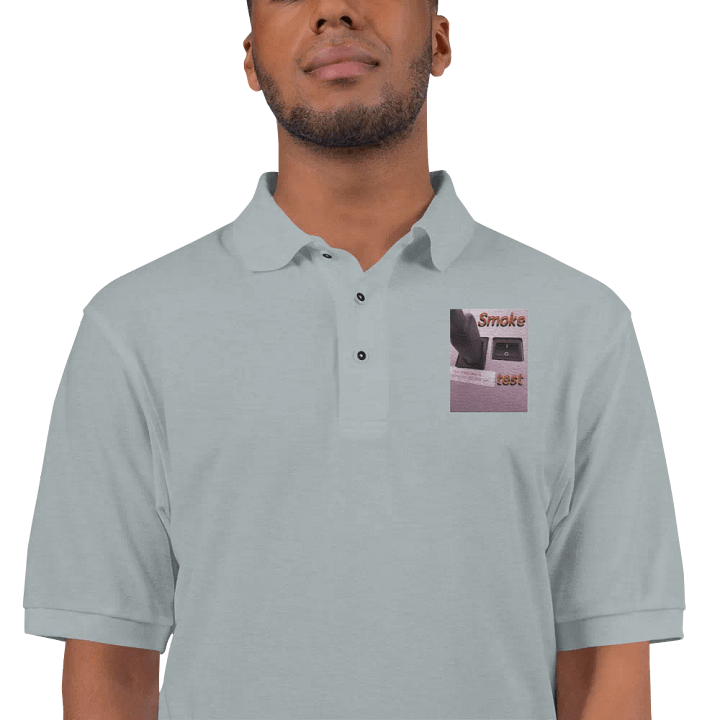 Embroidered Polo Style shirt Smoke test product image (1)