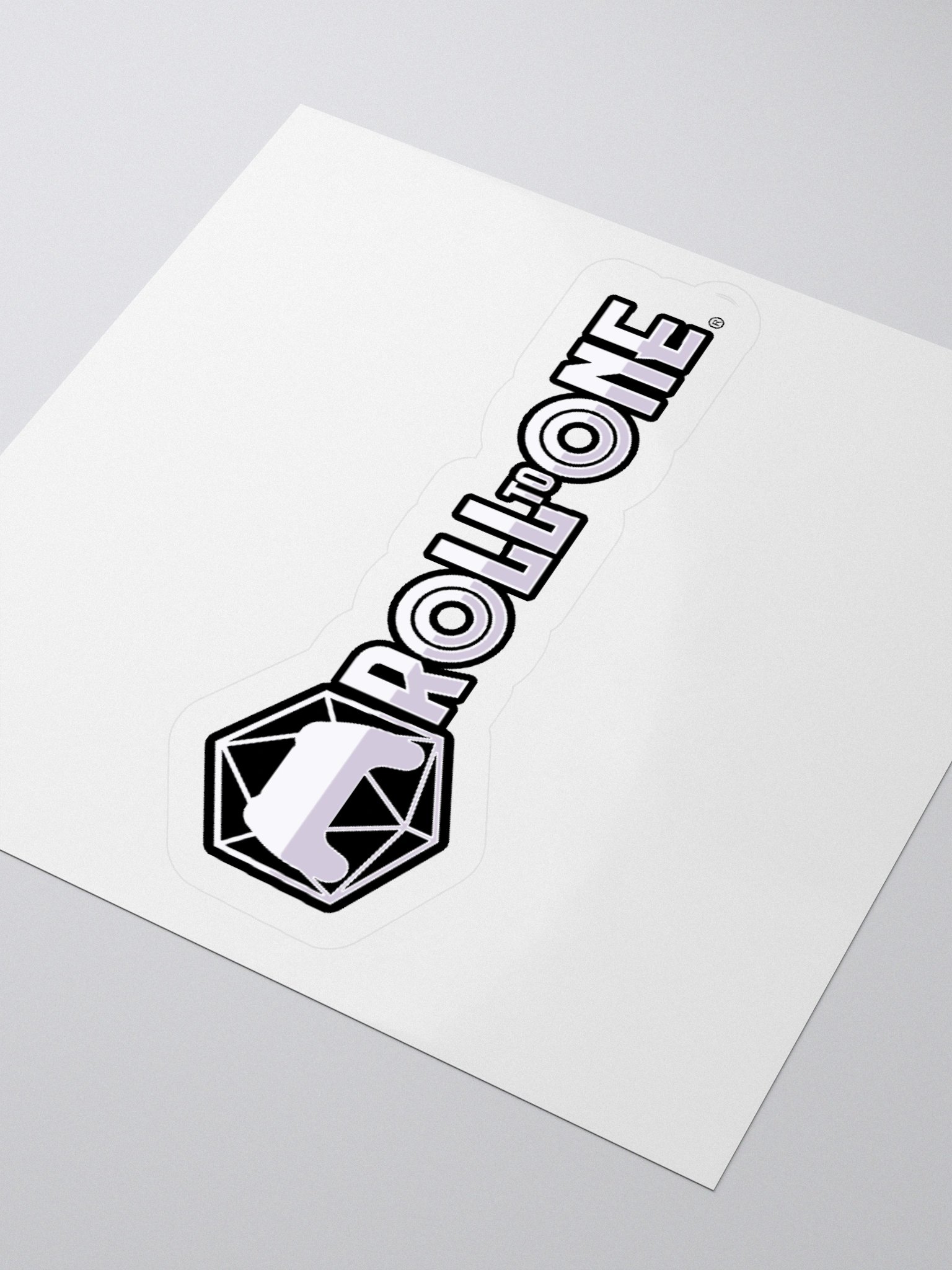 Roll to One Landscape Logo Sticker product image (3)