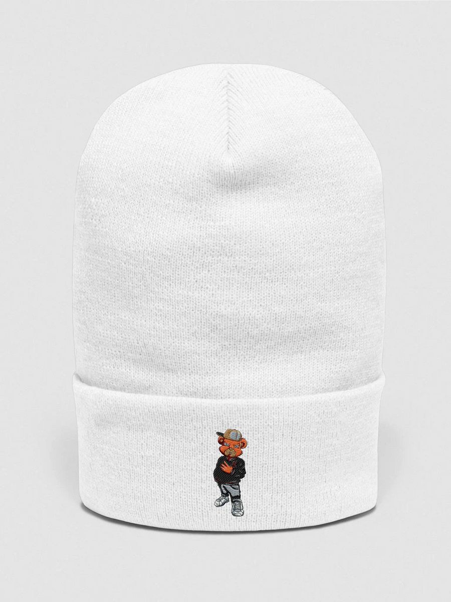 Standing Bear White Beanie product image (1)