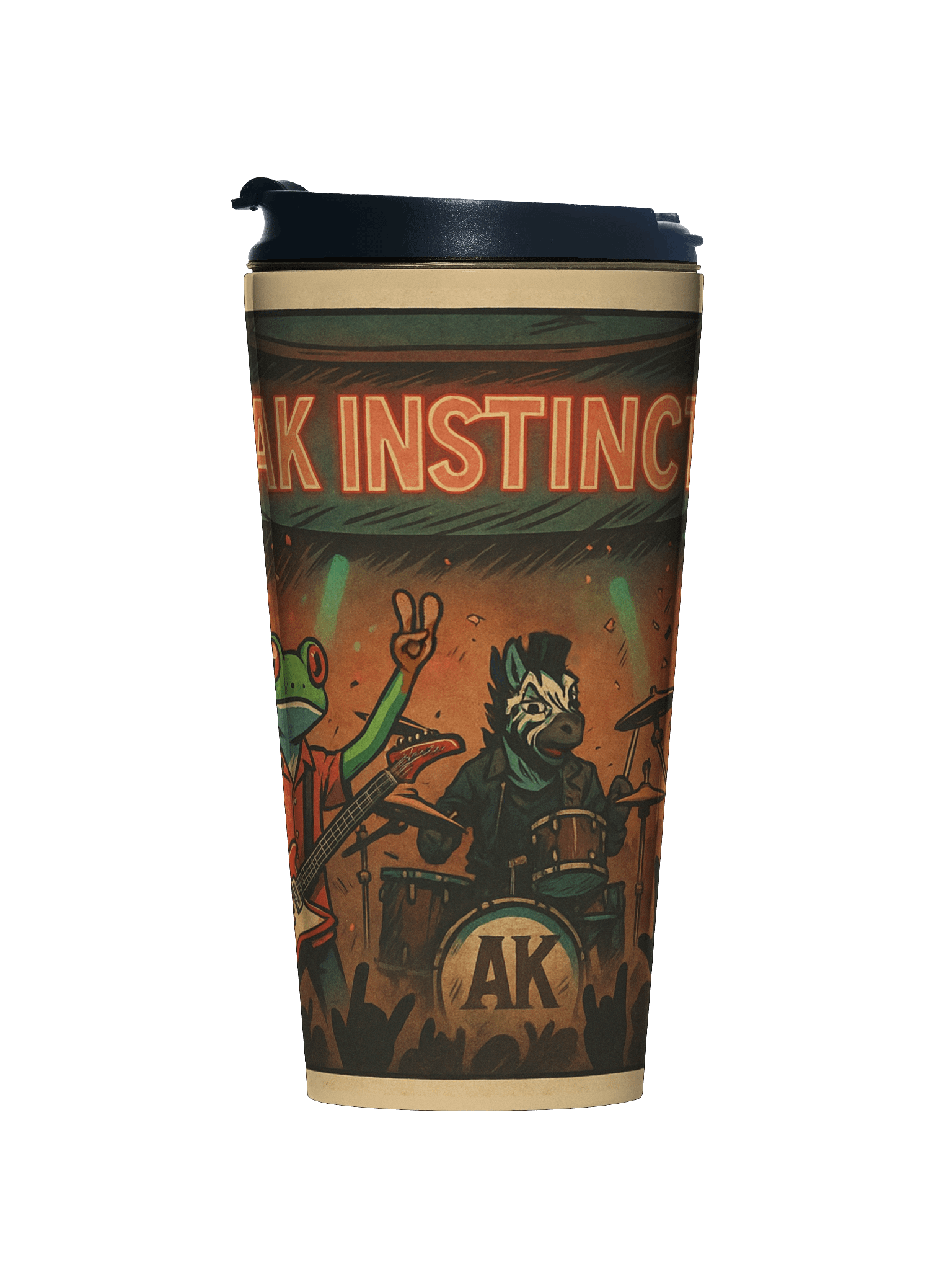 AK INSTINCT - The Band Begins Playing, Travel Mug product image (1)