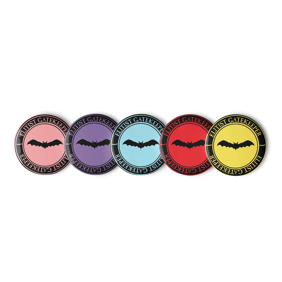 Elitist Gatekeeper Pins Colors (set of 5) product image (3)
