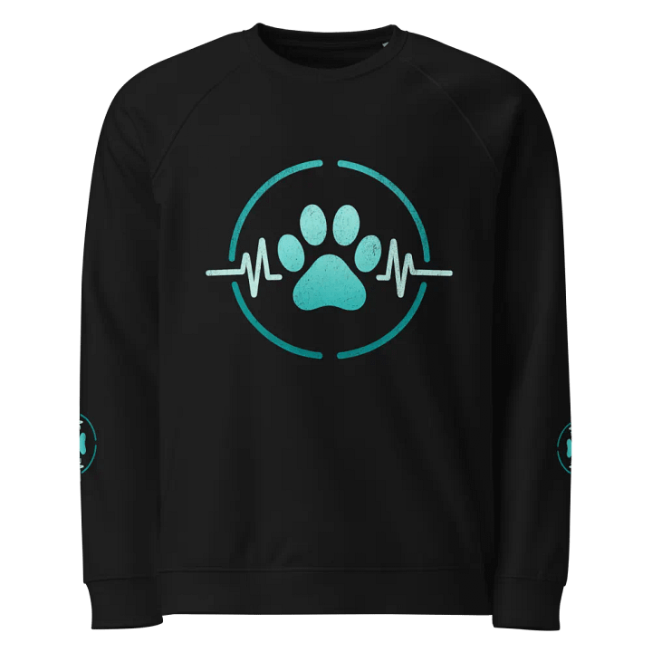 Pawsitive Heartbeat Organic Sweatshirt product image (1)