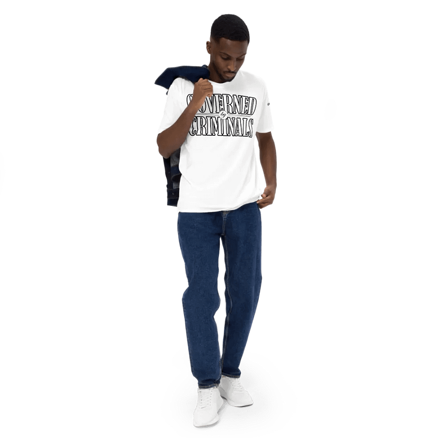 Governed By Criminals - UK - White - Crew Neck T-Shirt product image (5)