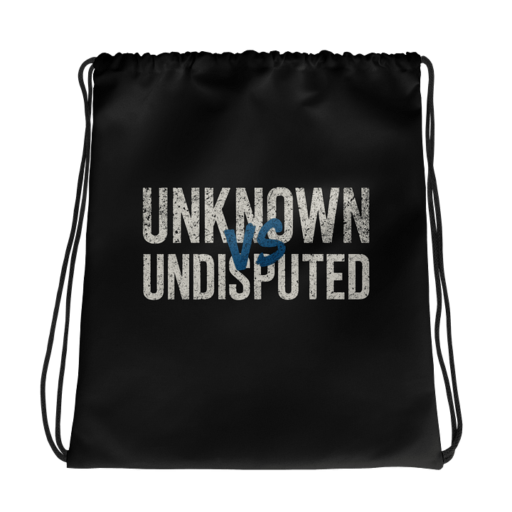 Unknown vs Undisputed Drawstring Bag product image (1)