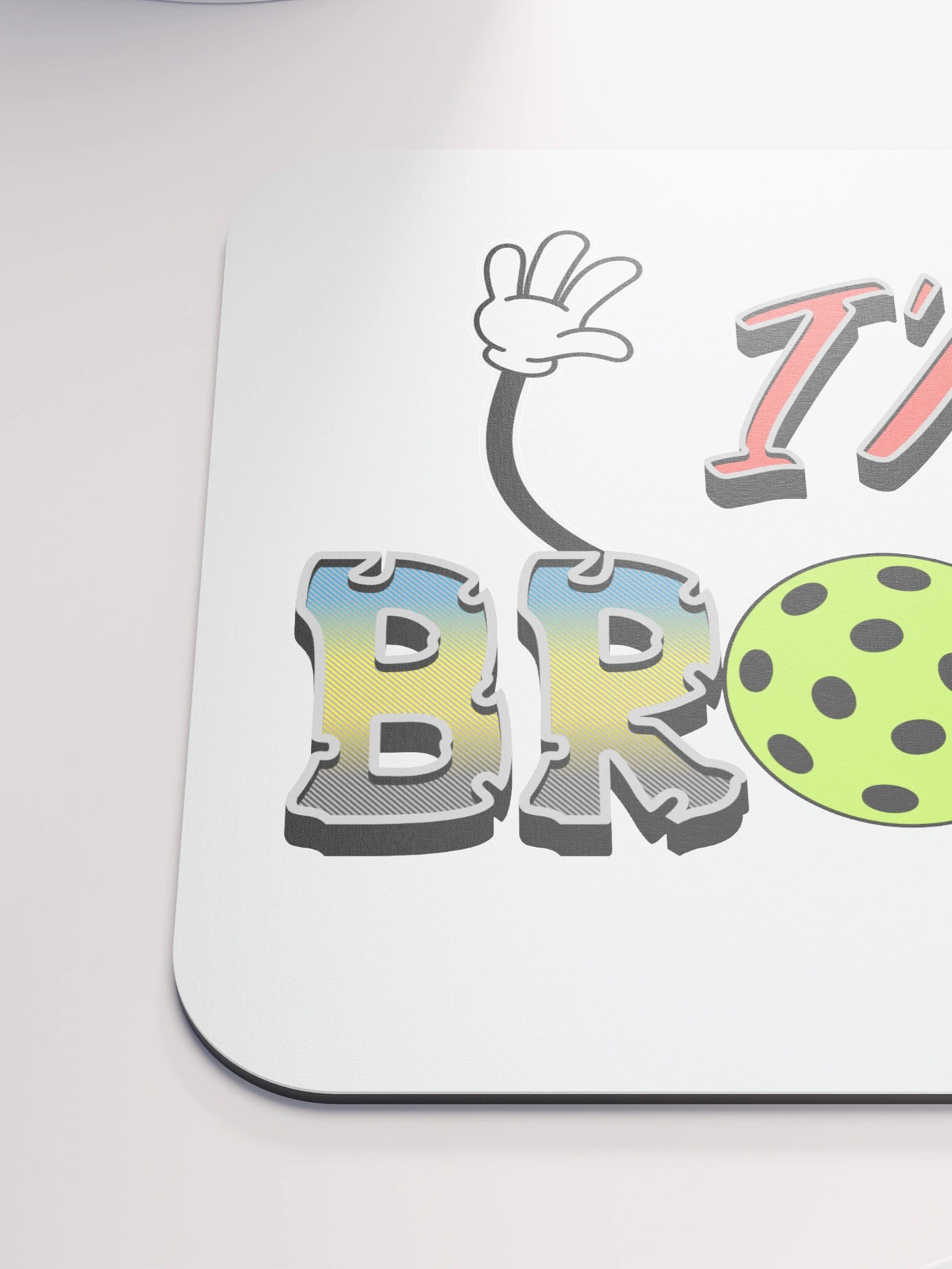 Im Ok Im Broken Pickleball Playful Mouse Pad product image (6)
