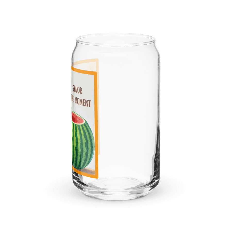 Watermelon and Cat Can-Shaped Glass product image (7)