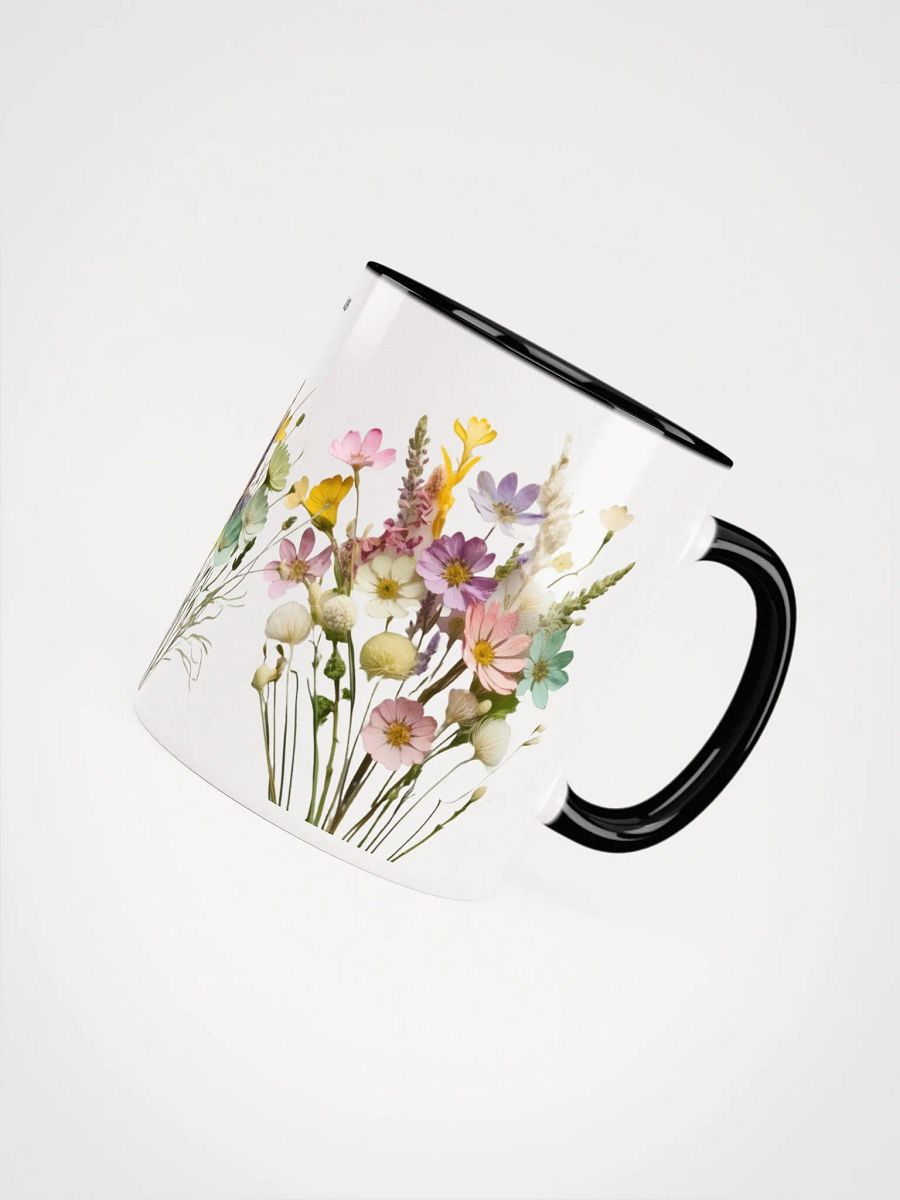 Personalized Boho Flowers Coloured Mug product image (4)
