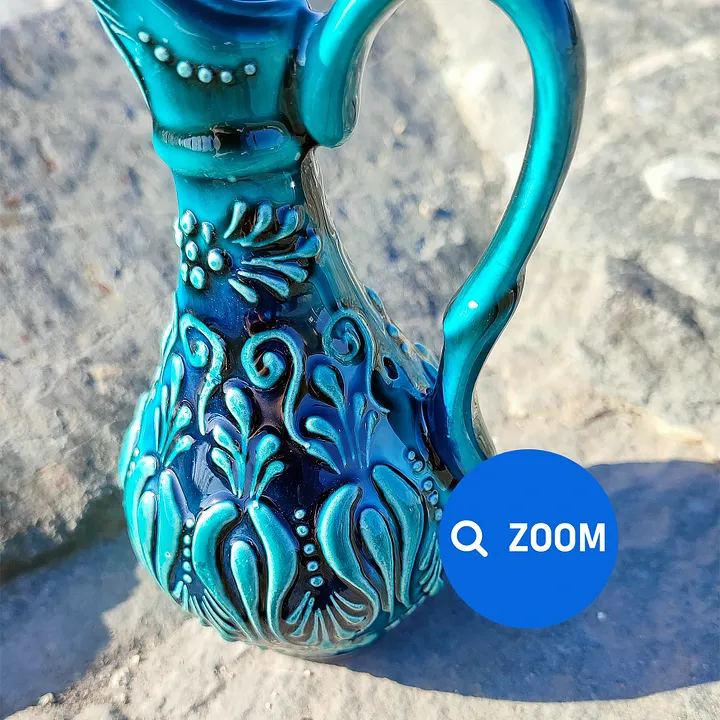 Handcrafted Ceramic Olive Oil Jug – Small Artisanal Oil Dispenser for Kitchen & Dining product image (2)