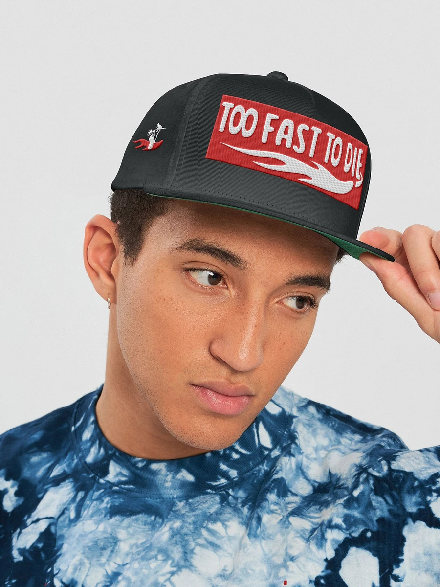 TOO FAST TO DIE Yupoong Flat Snapback Cap product image (5)