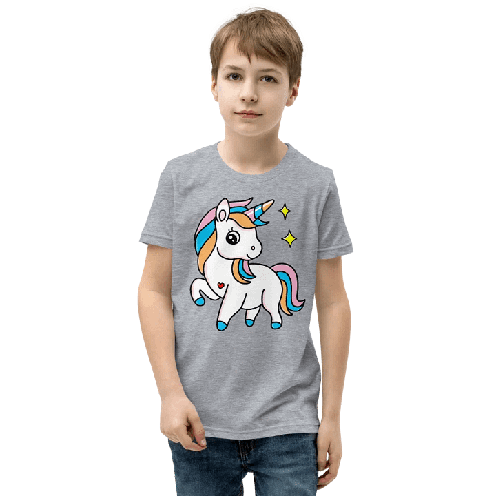 Rainbow Unicorn Youth T-Shirt product image (1)