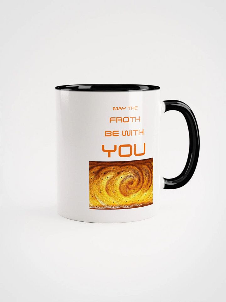 MAY THE FROTH BE WITH YOU Sci-Fi Swirled Ceramic Mug product image (3)