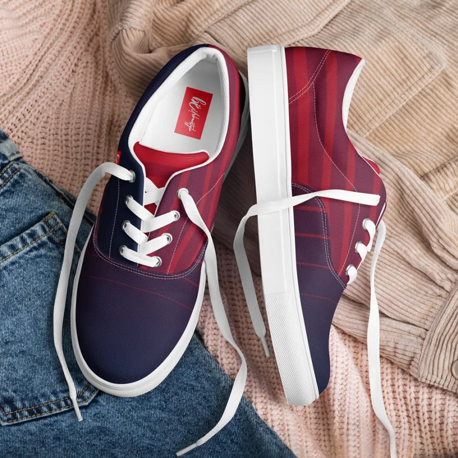 Blue & red Men's Canvas Shoes product image (4)