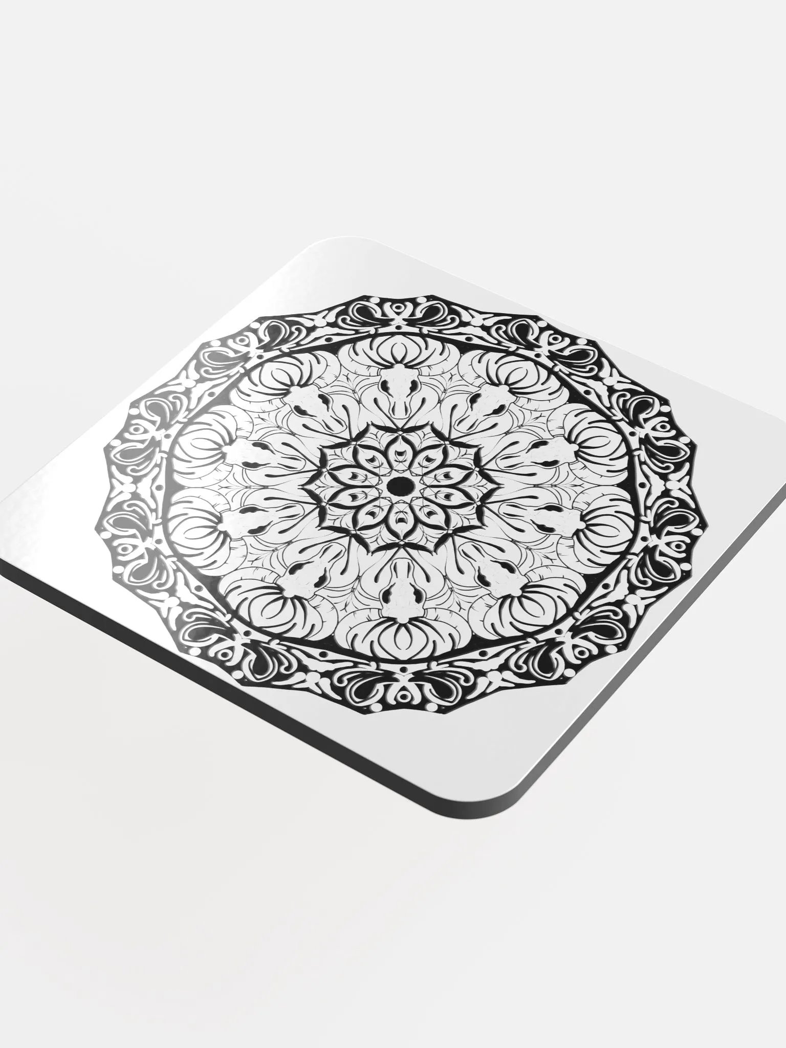 Ornate Opulence Glossed Coaster product image (4)