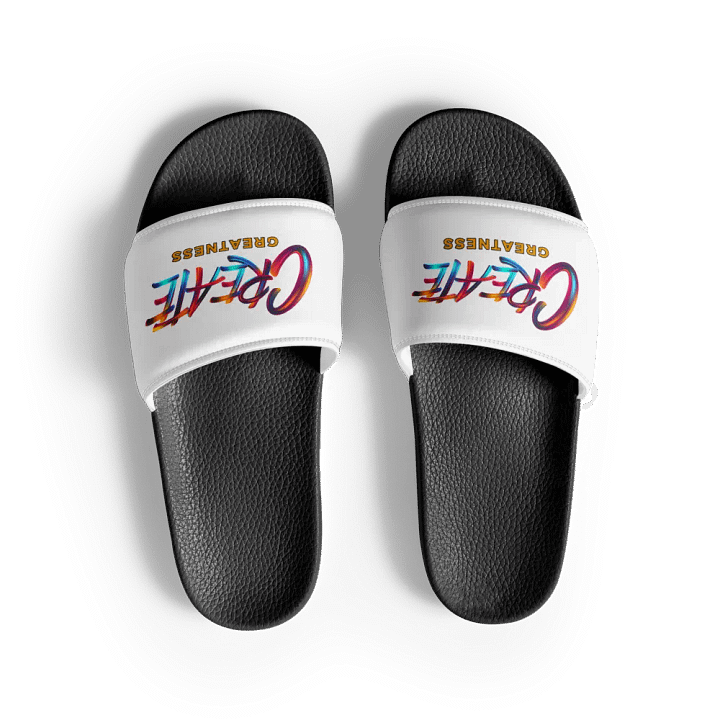 Create Greatness Men's Slides product image (2)
