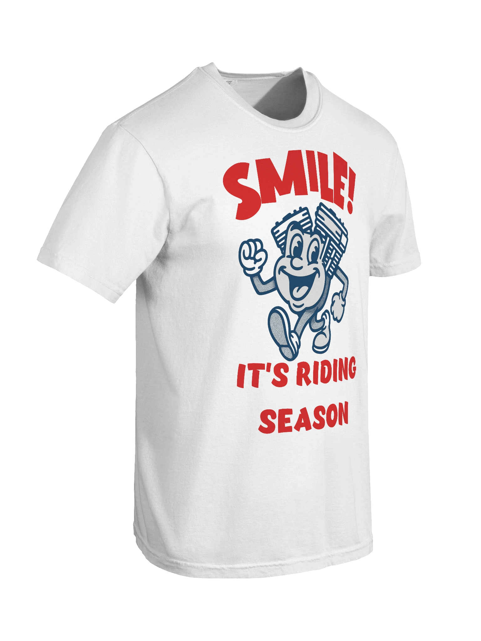 Throttle & Iron “Smile!” Tee — Riding Season Edition product image (8)