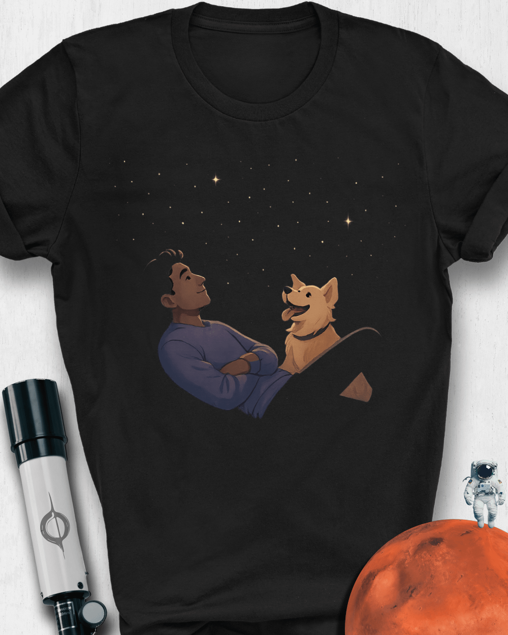 Starry Companions Unisex T-Shirt product image (1)