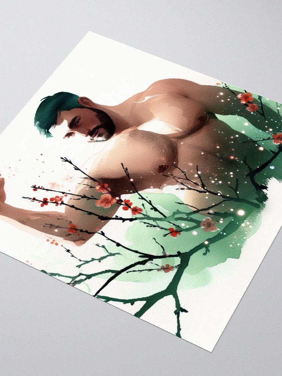 White Spring Sticker product image (3)