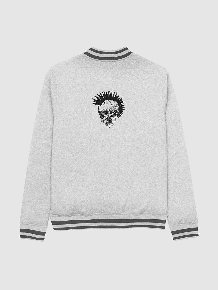 Punk Skull Embroidered Champion Bomber Jacket product image (3)