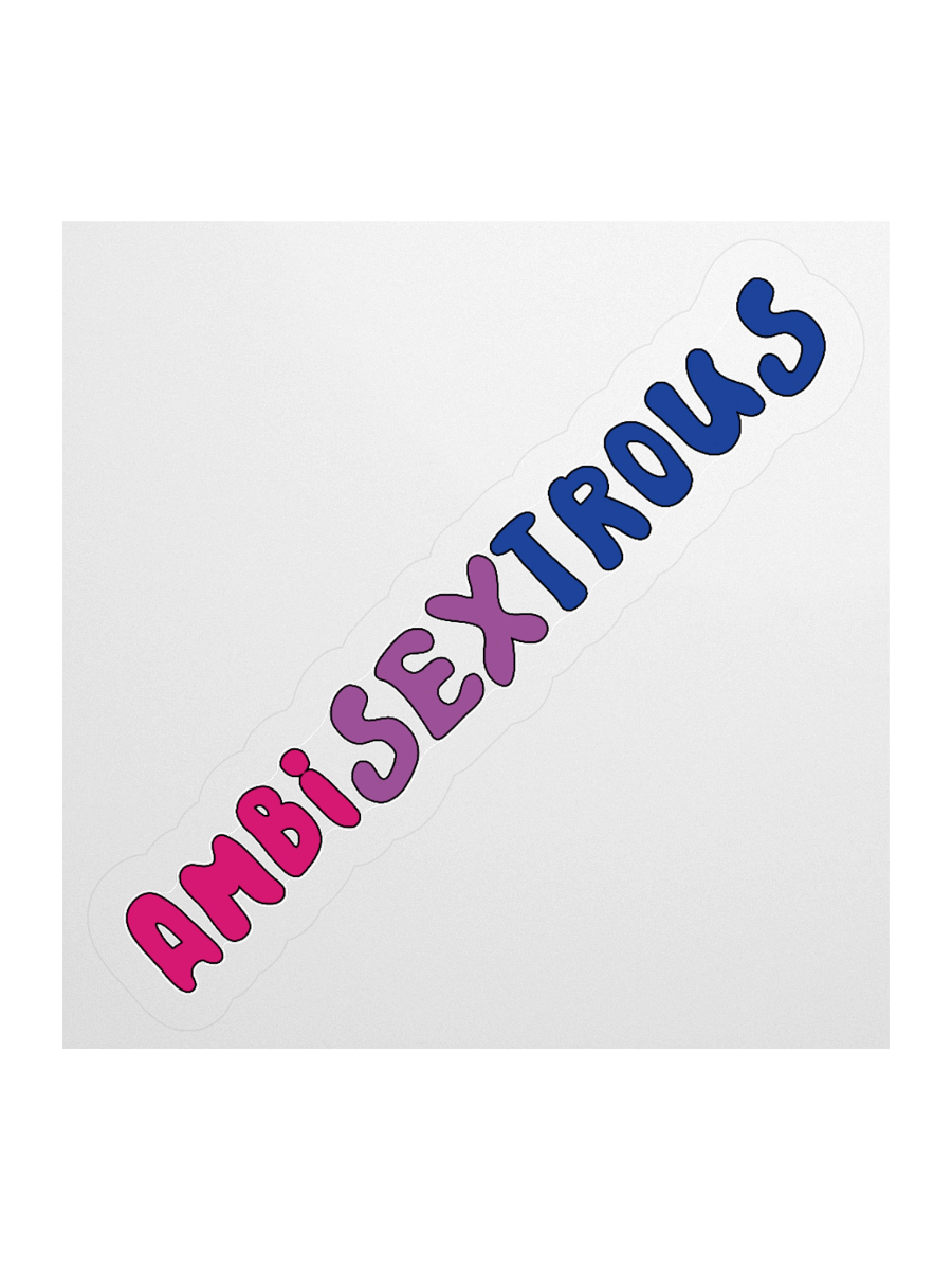 Ambisextrous Sticker product image (2)