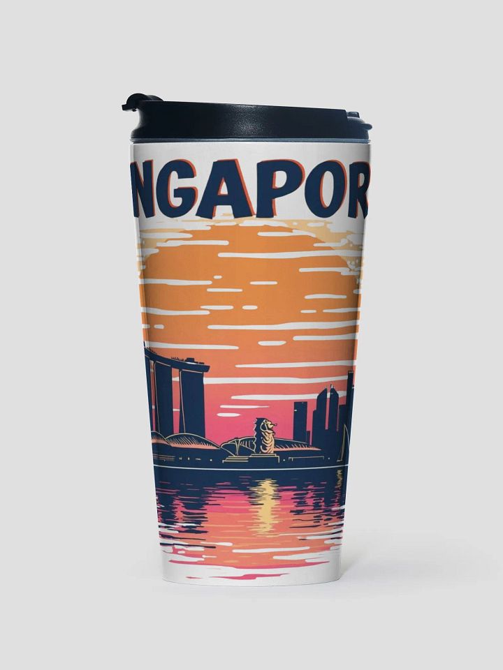 Sunset Skyline Singapore Stainless Steel Travel Mug product image (1)