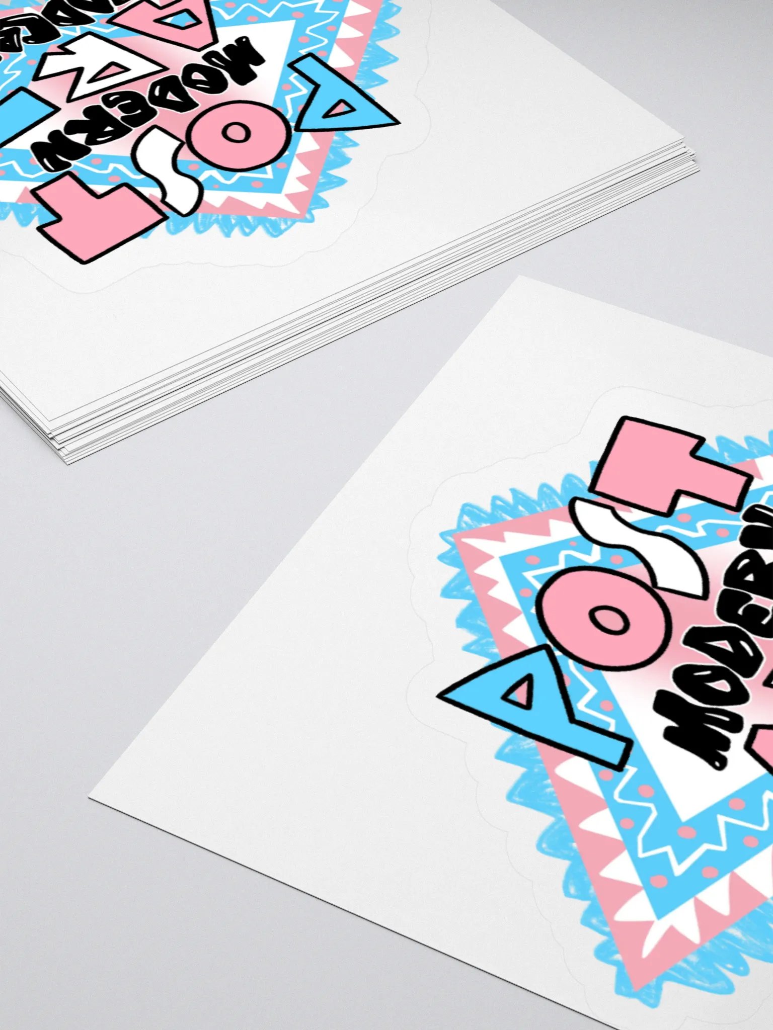 Official Logo Sticker - Trans Variant product image (11)